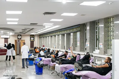 اهدای خون سوگواران اصفهانی در روز عاشورا