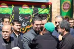 حضور استاندار مرکزی در مراسم عزاداری ظهر عاشورا در آستانه علوی - شازند/عکاس:طاها نظیری
