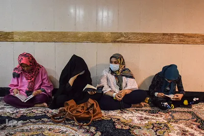 احیای شب ۲۳ ماه رمضان در جمع بیماران بیمارستان چمران اهواز