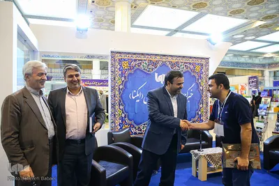 غرفه خبرگزاری ایکنا در هفتمین روز بیست و ششمین نمایشگاه قرآن کریم