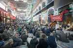 تصاویری از آیین سوگواری سالروز شهادت حضرت زهرا(س) در کربلا