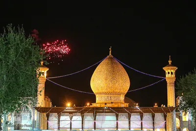 جشن نیمه شعبان در حرم مطهر شاهچراغ(ع)