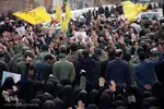 تشییع شهید مدافع حرم "سید قدرت موسوی" در سمنان