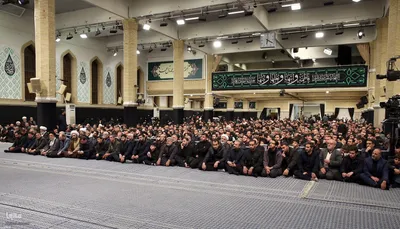 آخرین شب عزاداری شهادت فاطمه‌زهرا (س) در حسینیه امام خمینی(ره)