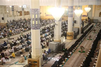 ترتیل خوانی قرآن کریم در حرم مطهر حضرت معصومه (س) قم 