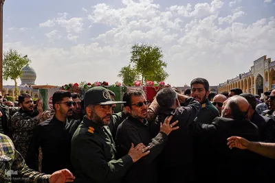 تشییع پیکر بسیجی شهید سید محمد امین مودت