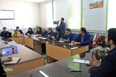 نشست خبری علی پورمیرزایی رییس بسیج دانشجویی استان یزد