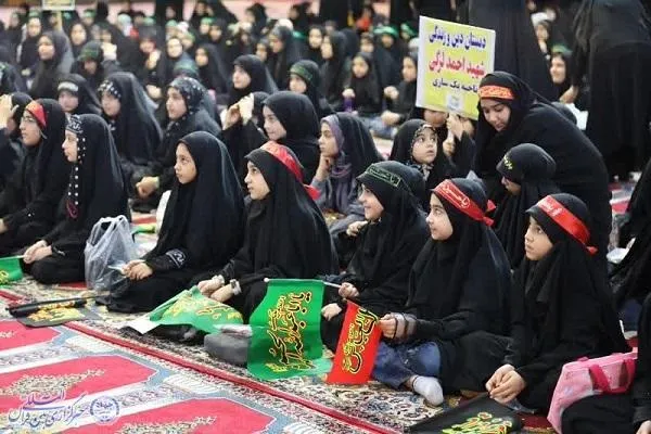 سوگواره مثل زینب« اجتماع دختران دانش آموز دهه هشتادی و نودی» ساری