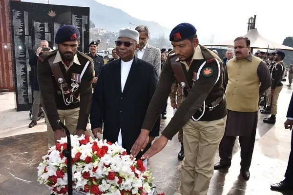 بازدید رئیس سازمان همکاری اسلامی از کشمیر پاکستان