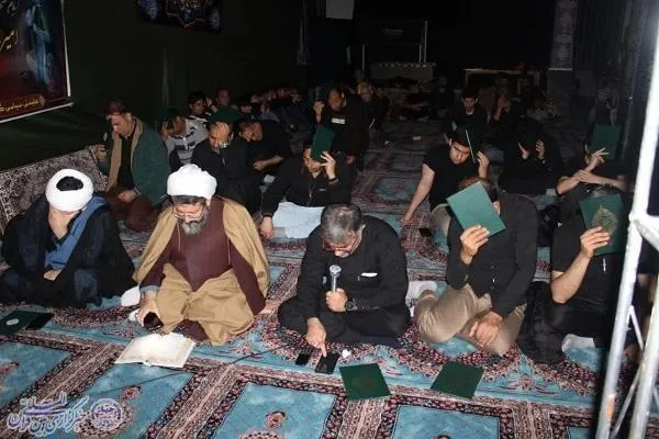 مراسم احیای شب قدر در پایگاه پدافند هوایی مازندران