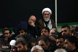 مراسم عزاداری شب عاشورای حسینی در حسینیه امام‌خمینی(ره)
