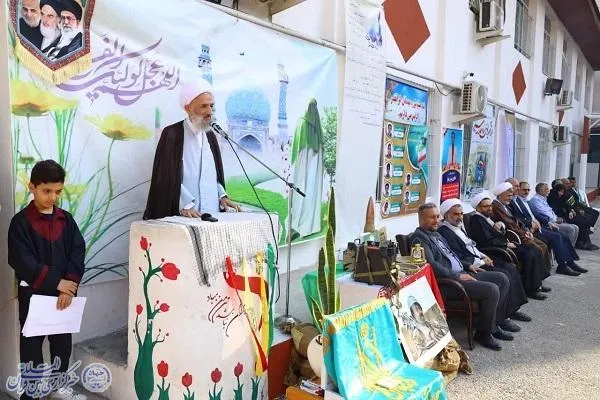 آیین جشن بیعت با امام زمان (عج)  در مدرسه برات نمایان ساری