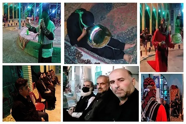 شبیه‌خوانی مجلس حضرت رقیه(س) در نور اجرا شد