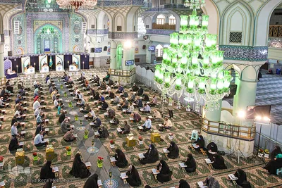 مراسم جز خوانی در حرم حضرت عبدالعظیم حسنی
