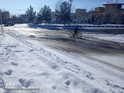 طبیعت زمستانی و روزهای سرد شهرستان اهر