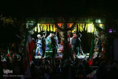 تشییع پیکر سردار شهید حاج مجید خادمی در تهران