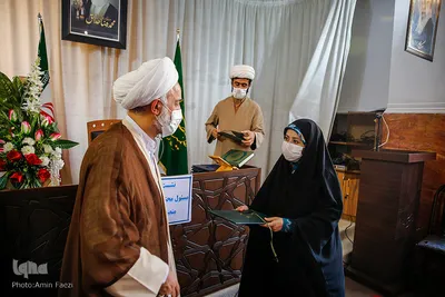 مراسم تجلیل از خبرنگاران توسط حوزه علمیه منصوریه