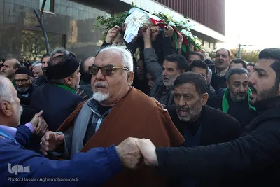 مراسم تشییع پیکر مرحوم «موسوی قهار» مداح و مناجات خوان پیشکسوت