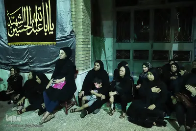 مراسم عزاداری و سینه زنی بوشهری در مسجد امام سجاد (ع) اهواز
