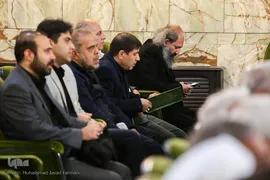 مراسم ترحیم همسر مرحومه استاد مظاهری