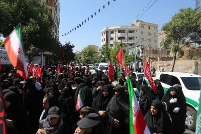 راهپیمایی جاماندگان اربعین در اردبیل