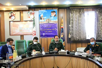 نشست خبری سرهنگ رضا پورشمسی فرمانده سپاه الغدیر استان یزد