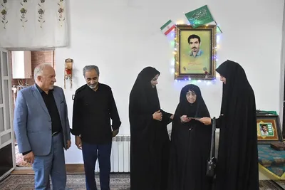 دیدار با خانواده شهدای غریب در لرستان