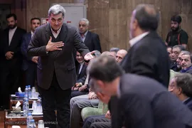 حضور پیروز حناچی، شهردار تهران در مراسم تودیع و معارفه رییس سازمان حج و زیارت
