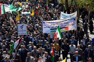 راهپیمایی روز جهانی قدس در چهارمحال و بختیاری