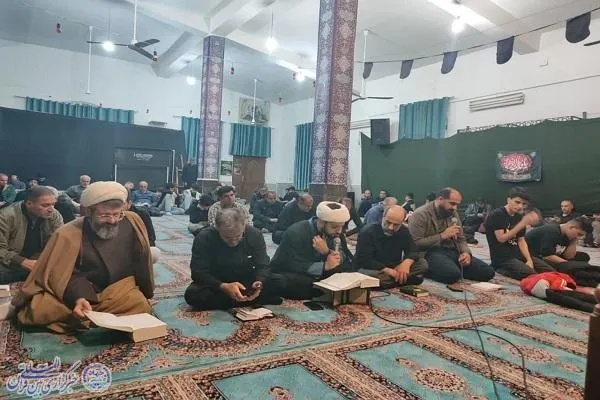 مراسم احیای شب قدر در پایگاه پدافند هوایی مازندران