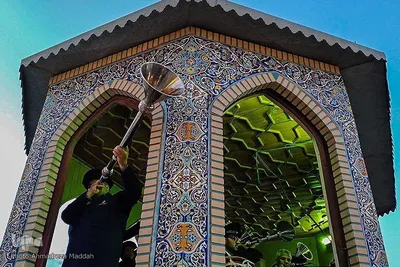 آیین نقاره ‌زنی در حرم حضرت شاهچراغ(ع)
