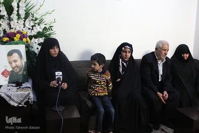دیدار با خانواده شهید مدافع حرم محرم ترک