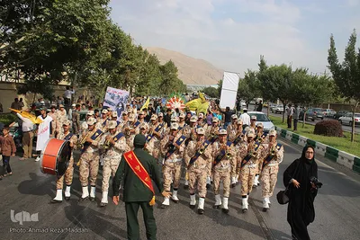 تشییع پیکر شهید صادق محمدزاده از شهدای تیپ فاطمیون