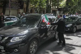 تجمع اعتراضی خانواده شهدا و ایثارگران در محکومیت حملات رژیم صهیونیستی و آمریکا