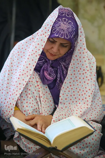 آیین جزء خواني قرآن‌کریم در آستان امامزاده عبدالله(ع)شهرری