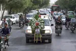 مراسم تشییع پیکر مطهر سروان شهید«رضا کریمی»
