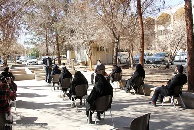 نشست خبری فرمانداران شهرستانهای مهریز و میبد استان یزد