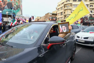 تحویل سال نو در میدان انقلاب تهران