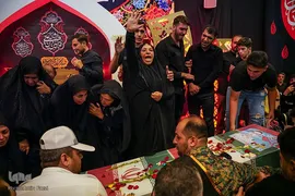 وداع با شهید «مهدی الله‌‌پور» در حرم شاهچراغ(ع)‎