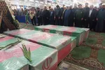 سبزپوشان مدافع وطن در دیار حاج قاسم تشییع شدند