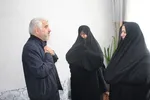 دیدار مدیرکل بنیاد شهید آذربایجان شرقی با خانواده شهدا