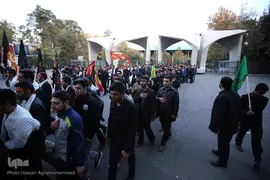 تجدید بیعت دسته‌های عزاداری دانشجویی با رهبر معظم انقلاب
