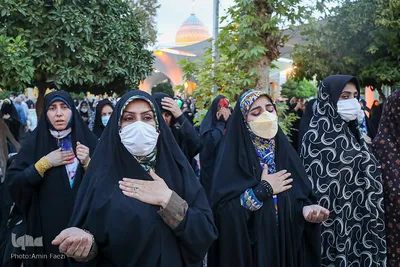 مراسم دعای عرفه در حرم مطهر شاهچراغ (ع)