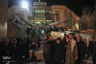 مراسم وداع با شهید گمنام در شیراز