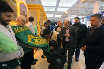بازدید حسن مسلمی نائینی،‌ رئیس جهاددانشگاهی از نمایشگاه بین‌المللی قرآن کریم 