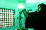مراسم غبارروبی و عطرافشانی حرم مطهر علی بن حمزه(ع)‎‎