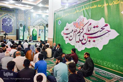 محفل انس با قرآن و عمامه‌گذاری طلاب در اهواز 