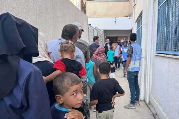 إنطلاق حملة تطعيم ضد شلل الاطفال في غزة