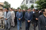 تشییع پیکر شهید سردار علیرضا لطفی در ارومیه‎
