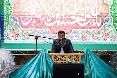 محفل انس با قرآن کریم «بشری» در حرم حضرت سید محمد بن موسی الکاظم(ع)